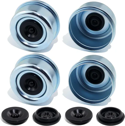 Miniatura 12 de 2 juegos de kit de cubo de remolque 5 en 5 pulgadas para eje cónico de 3500 lbs de 1-1/16 pulgadas a 1-3/8 pulgadas, kit de eje de remolque de 5x5