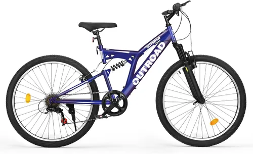 Miniatura 10 de Bicicleta de montaña para adultos, hombres y mujeres, 26 pulgadas 7 velocidades Mountian bicicleta con doble suspensión completa, doble freno V