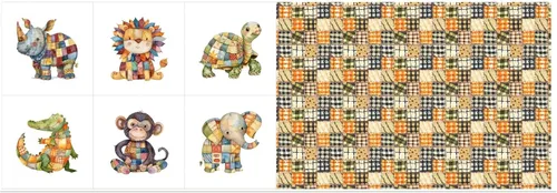 Miniatura 113 de Paquete de tela de algodón de color sólido, 50 cuadrados precortados (8 x 8 x 8 pulgadas), 100% algodón, 120 GSM, fabricado en Türkiye