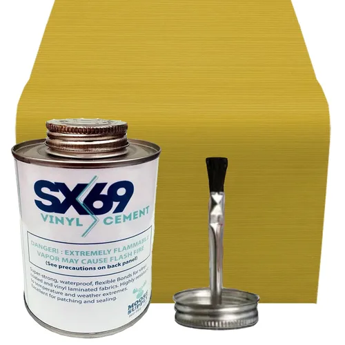 Miniatura 8 de SX 69 Kit de reparación de vinilo Kit de reparación de casa inflable Rojo Incluye adhesivo de 4 onzas y rollo de vinilo para reparaciones