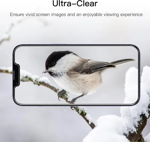 Miniatura 7 de JETech - Protector de pantalla para iPhone 14 Plus de 6.7 pulgadas, película de vidrio templado, 3