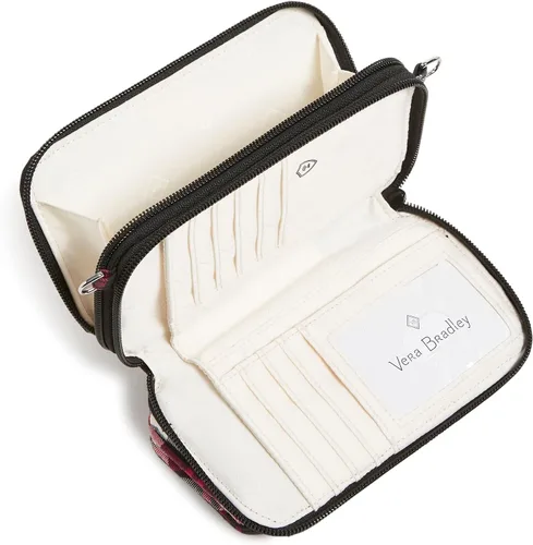Miniatura 3 de Bolso cruzado todo en uno de algodón para mujer con protección RFID