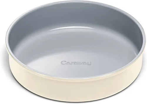 Miniatura 8 de Caraway Sartén Circular de Cerámica Antiadherente de 9" - Revestimiento de Cerámica Naturalmente Resbaladizo - No Tóxico, Libre de PTFE y PFOA - Gris