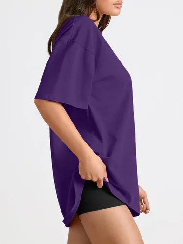 Miniatura 52 de Trendy Queen - Camisetas de entrenamiento de moda para mujer, camisetas atléticas de manga corta para verano y primavera, disponibles en tallas