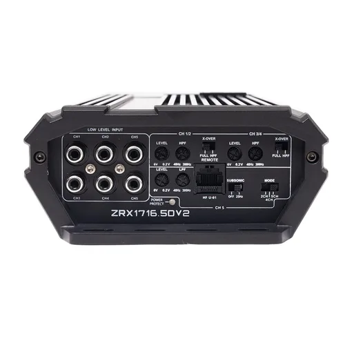 Miniatura 3 de Hifonics ZRX1716.5DV2 Zeus ZRX V2 Compact 1700 vatios Super D-Class Amplificador de cinco canales