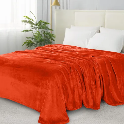Miniatura 27 de Elegant Comfort Manta ultrasuave de microterciopelo de lujo, suave, mullida, tamaño matrimonial/queen, verde