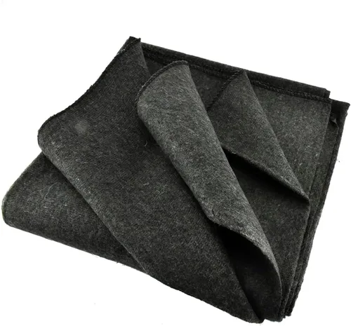 Miniatura 6 de SE BI51802GR Cobija cálida de 2 libras (51 x 80 pulgadas) con 50-70 % lana Gris