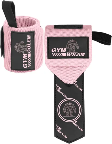 Muñequeras – Envolturas de soporte premium de 18 pulgadas con lazo para el pulgar para levantamiento de pesas, culturismo y crossfit (1 par)