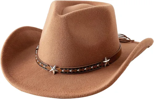 Miniatura 11 de Jastore Sombrero de vaquero para bebés y niños pequeños Sombrero de vaquera para bebés pequeños Sombrero de vaquero infantil Sombrero de vaquero