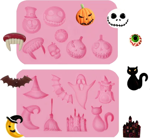 Miniatura 11 de Moldes de silicona para órganos humanos, 8 unidades para Halloween, corazón, cerebro, hígado, estómago intestinal, moldes de fondant de chocolate