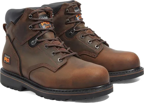 Miniatura 2 de Timberland PRO Botas Pit Boss con punta de acero para hombre Marrón-2024 Nuevo