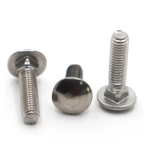 Miniatura 4 de 10 piezas 304 A2-70 armadura de acero inoxidable cabeza redonda cuello cuadrado tornillo de carro M4 M5 M6 M8 perno GB12 DIN603