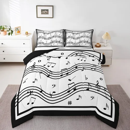Miniatura 18 de Homewish Lindo juego de edredón de perros, juego de ropa de cama verde para niños, niñas y mujeres, edredón de verano para adultos, juego de edredón