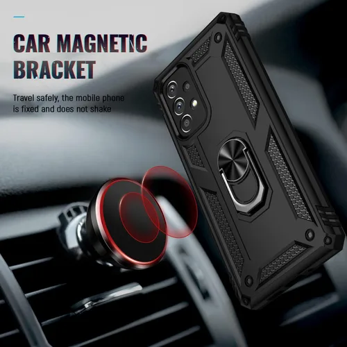 Miniatura 6 de Funda compatible con Xiaomi Poco M5s 4G, compatible con Redmi Note 10 4G / Note 10S 4G / Note 11 SE (India) Funda para teléfono con soporte de Negro