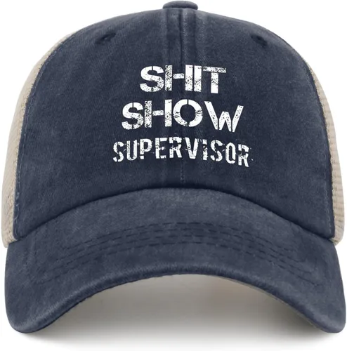 Miniatura 22 de Shit Show Supervisor Hat para mujer, gorra de béisbol vintage