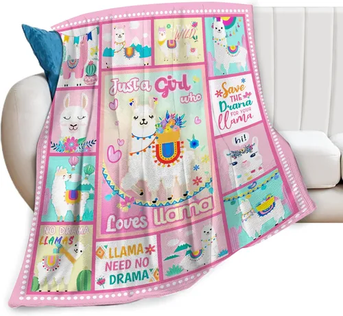 Miniatura 69 de Manta con texto en inglés «Just A Girl Who Loves Dinosaurs», bonita manta decorativa de dinosaurios, regalos para niñas, súper cálida, suave y Solo