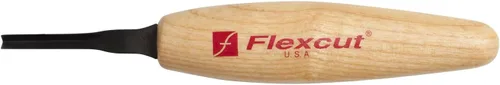 Miniatura 6 de Flexcut Herramientas de tallado de madera Herramienta de micro separación 45 grados 0.118 in Hoja de acero de alto carbono 1095 afilada