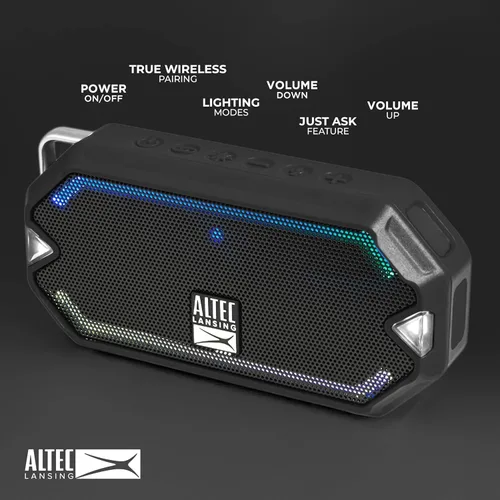 Miniatura 3 de Altec Lansing - Altavoz Bluetooth portátil, resistente al agua IP67