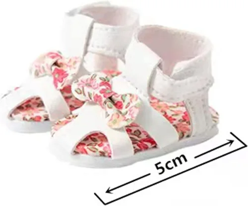 Miniatura 2 de 8 pares de zapatos de muñeca para muñeca americana de 14.5 pulgadas, incluye botas, sandalias, tenis, zapatos de cuero, etc
