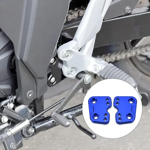 Miniatura 10 de Accesorios para motos Estriberas delanteras Reposapiés ajustables compatible con Suzuki GIXXER SF250 250 SF/GIXXER 250 2019-20-21-2022 (negro)