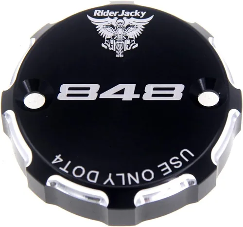 Miniatura 5 de Para Ducati 848/EVO 2008-2013 2009 2010 2011 2012 CNC aluminio motocicleta freno delantero embrague y tapa de depósito de líquido de freno trasero