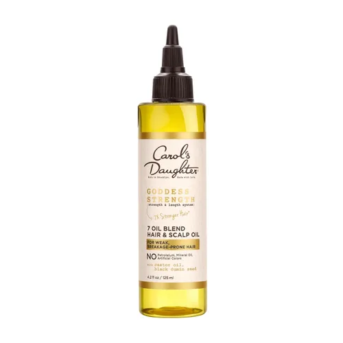 Carol's Daughter Goddess Strength 7 Oil Blend - Mezcla de aceite para cuero cabelludo y cabello para ondas, espirales y rizos, tratamiento capilar