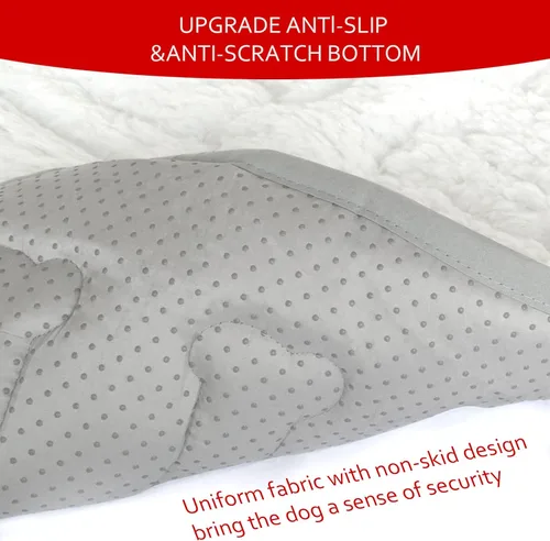 Miniatura 3 de Tapete para jaula de perro (36" x 23"), almohadilla de felpa suave para cama de perro lavable a máquina, almohadilla para jaula, tapete para dormir