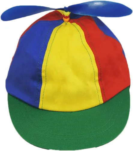 Miniatura 3 de Forum Novelties Gorro de béisbol multicolor de hélice