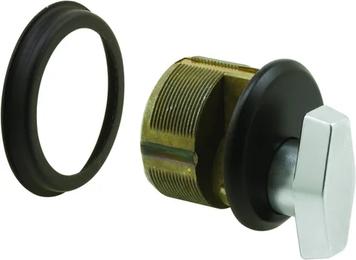Prime-Line J 4531 - Cerradura para puerta comercial, 1-5/32 pulgadas x 1 pulgada de fundición a presión de bronce Zamak (paquete individual)