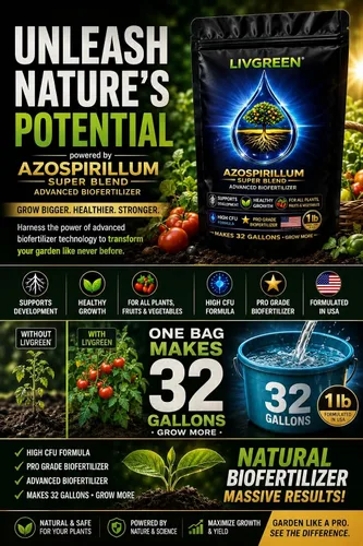 Miniatura 4 de Azospirillum Super Blend, totalmente natural, bio fertilizante, aumenta el crecimiento de las plantas y la masa de raíces, perfecta para nuevas