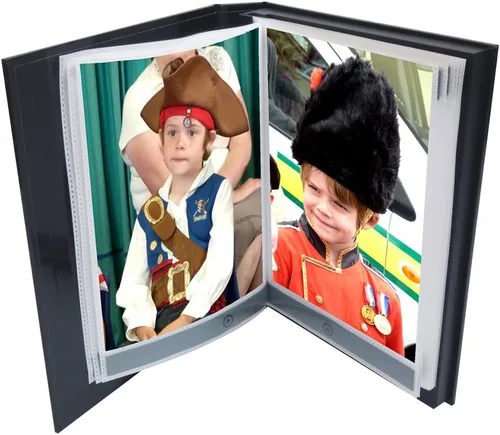 Miniatura 7 de Talking Products, Álbum de fotos parlante grabable por voz. Tiempo de grabación de 6 minutos. Tapa dura y 20 páginas de 7 x 5 pulgadas. Crea tu