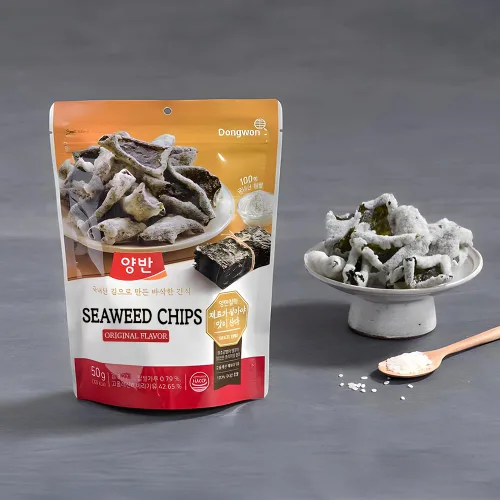 Miniatura 2 de [Dongwon] Chips de algas marinas YANGBAN Sabor original clásico Auténtico aperitivo de algas coreanas Nori Crujiente y ligero Bocadillo