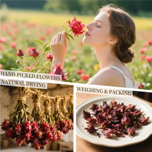 Miniatura 2 de Sukh Flores de hibisco secas para manualidades a granel, pétalos de flores naturales secados al aire de 3 onzas para suministros de fabricación