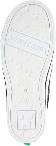 Miniatura 5 de Minecraft Zapatos sin cordones para niños pequeños, zapatos deportivos casuales para patinaje, forro polar verde con licencia oficial de star wars
