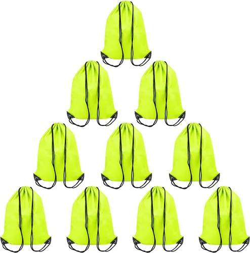 Svaldo Bolsas de cincha de 4 colores, mochila deportiva de poliéster con cordón para hombres y mujeres, bolsa de cincha con cuerdas para hacer