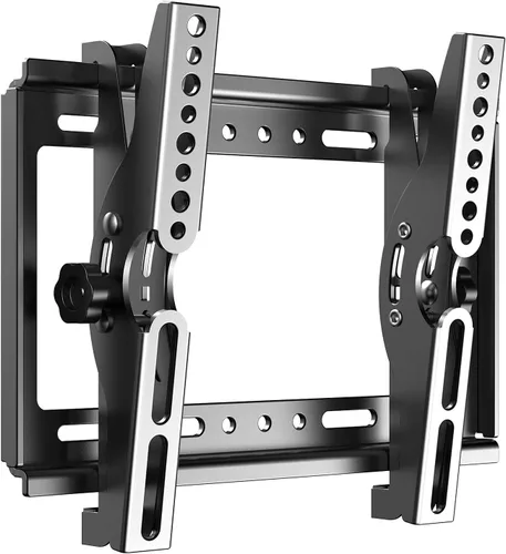 Soporte de TV inclinable para la mayoría de televisores y monitores de pantalla plana curvada de 14 a 42 pulgadas, compatible con 22 24 27 32 39 40