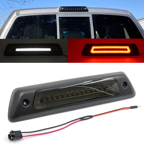 Luces de freno terceras F150 para Ford F150 Raptor 2009 2010 2011 2012 2013 2014 Raptor luces de freno LED rojas 3ª, luces LED blancas de