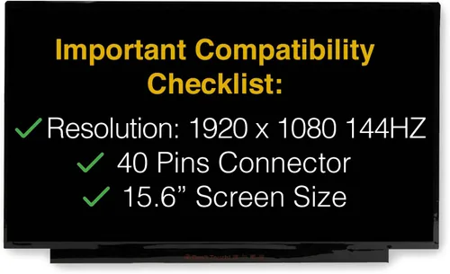 Miniatura 3 de Pantalla de repuesto para Acer Nitro 5 AN515-58-781P 40 pines FHD 1920x1080 LED LCD mate con herramientas y cinta Replacement, LCD LED Display