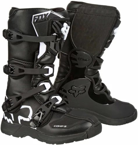 Miniatura 6 de Fox Racing Motocross COMP 3 unisex para niños Negro
