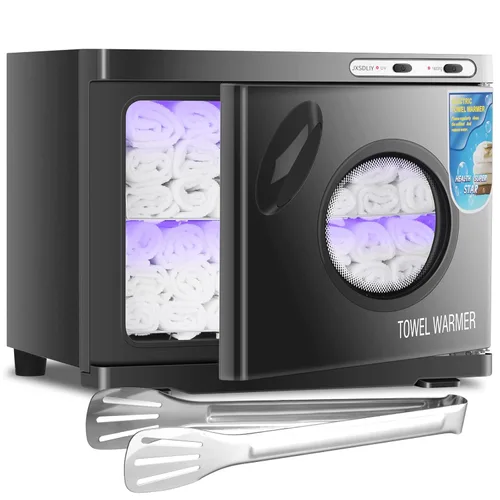 Miniatura 12 de Calentador de toallas calientes para salón de belleza, baño, gabinete de toallas calientes 2 en 1, personal, 8L de capacidad pequeña, calentadores