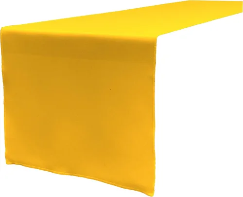 Miniatura 19 de LA Linen™ mantel de popelina de poliéster de 14 por 108 pulgadas Blanco P