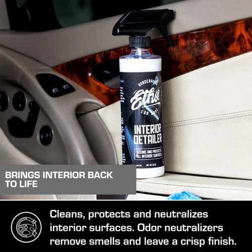 Miniatura 5 de Ethos Interior Detailer Spray - Limpiador interior de coche limpia y protege fácilmente todas las superficies interiores Acabado satinado no graso