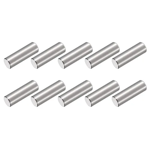 Miniatura 25 de METALLIXITY Pasador de clavija (0.197 x 0.394 in), 25 unidades, clavijas de soporte de estante de acero inoxidable 304, elementos de sujeción