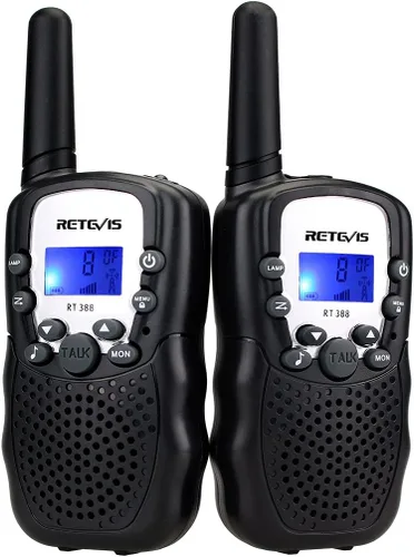 Retevis RT388 Walkie Talkies para niños, juguetes Walkie Talkie para niños de 6 a 12 años, juguetes para niños, regalos para viajes al aire libre,