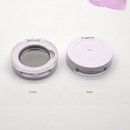 Miniatura 7 de luzen 4 cajas pequeñas redondas de sombra de ojos, caja vacía, caja vacía de repuesto, imán recargable, maquillaje, sombra de ojos, polvo, rubor
