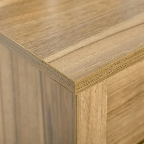 Miniatura 8 de HOMCOM Aparador Estilo Granja Gabinete Buffet, Gabinete de Barra de Café con Puerta de Granero con Cajón y Estante Ajustable para Cocina, Sala
