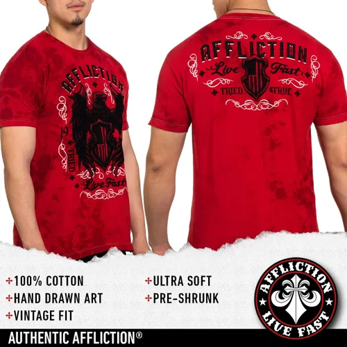 Miniatura 2 de Affliction Camisetas para hombre Affliction Clothing Core Classic Camisas para hombre