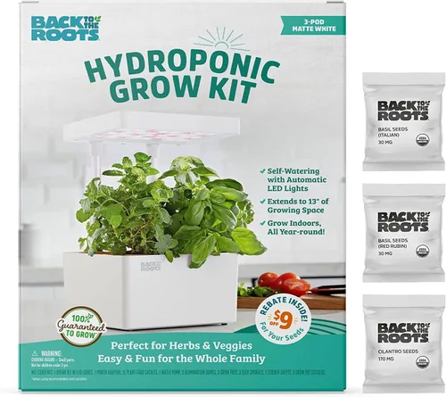 Miniatura 2 de Back to the Roots v1.0 Kit de cultivo hidropónico, Modelo 2022
