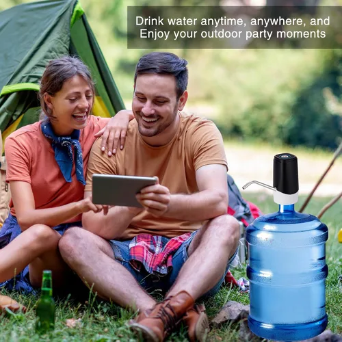 Miniatura 3 de Korser Dispensador de Agua de 5 Galones, Bomba de Jarra de Agua Automática Portátil, Bomba de Agua Eléctrica para Botellas con Interruptor y Carga