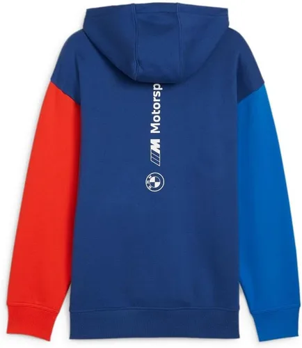 Miniatura 5 de PUMA Sudadera con capucha de forro polar BMW M Motorsport Essentials para hombre